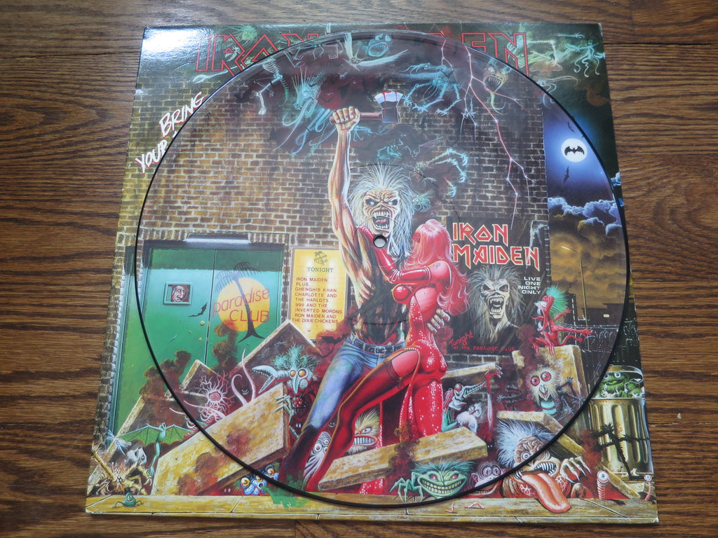 Iron Maiden - Bring Your Daughter... To The Slaughter 12" picture disc - LP UK Vinyl Album Record Cover