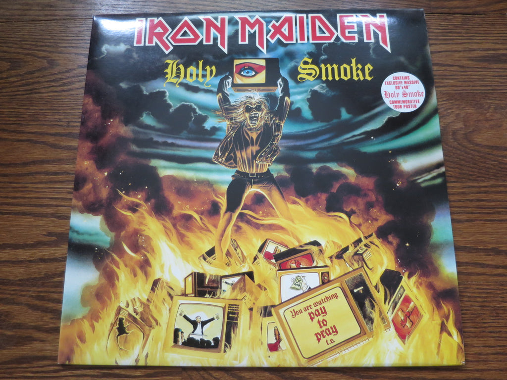 Iron Maiden - Holy Smoke 12" - LP UK Vinyl Album Record Cover