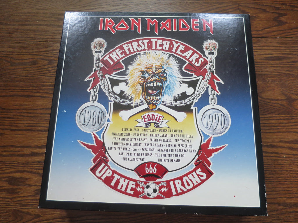 Iron Maiden - The First Ten Years 20 12" box set - LP UK Vinyl Album Record Cover