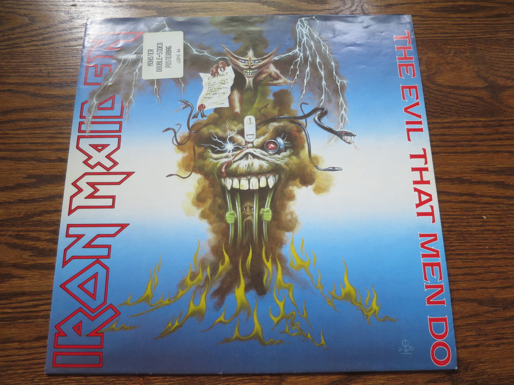 Iron Maiden - The Evil That Men Do - LP UK Vinyl Album Record Cover
