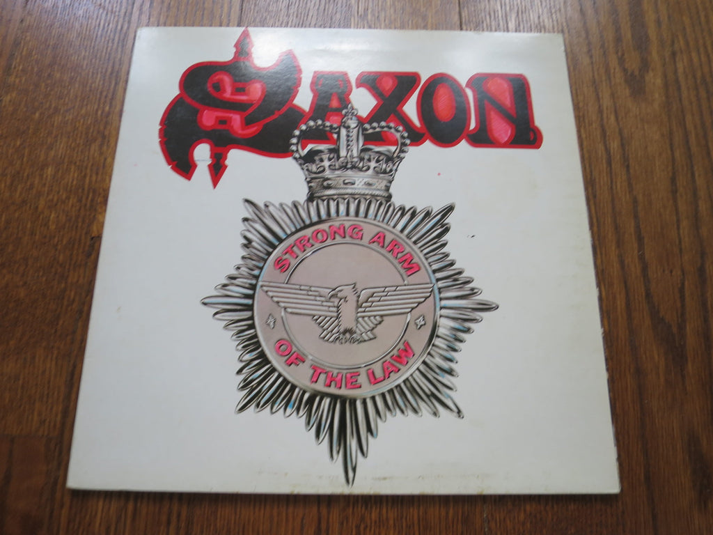 Saxon - Strong Arm Of The Law - LP UK Vinyl Album Record Cover