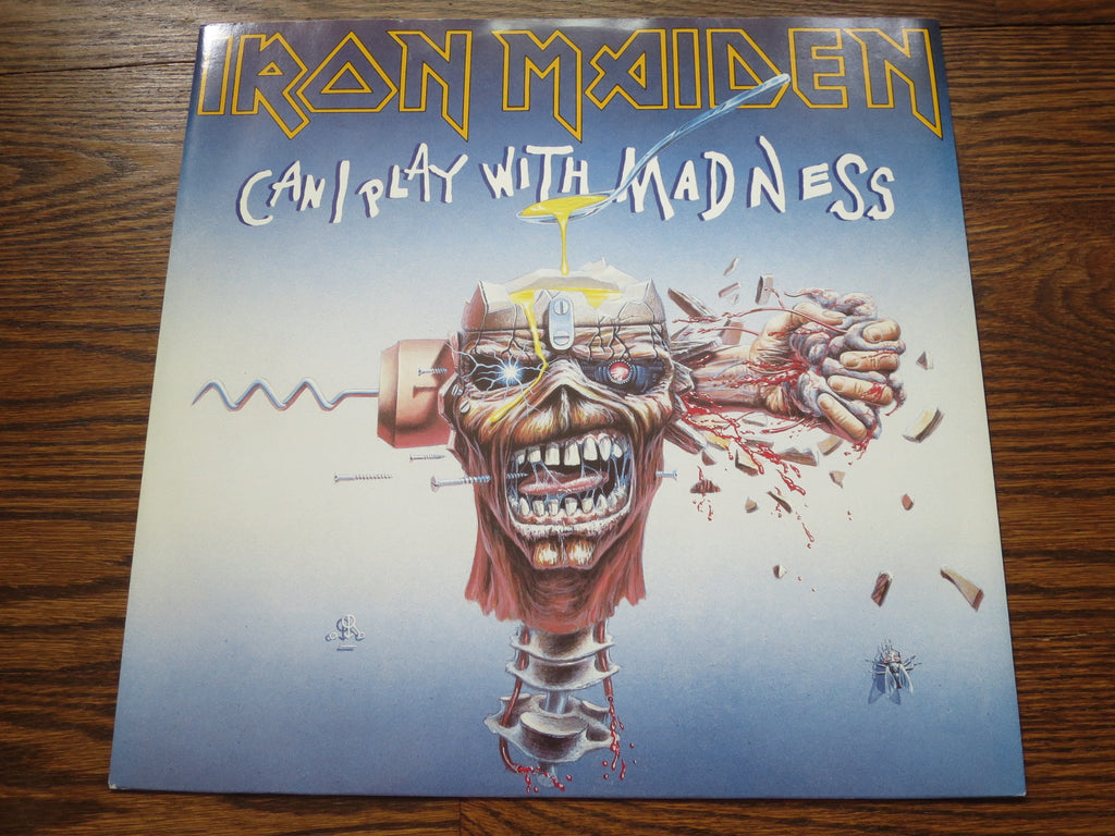 Iron Maiden - Can I Play With Madness? 12" - LP UK Vinyl Album Record Cover