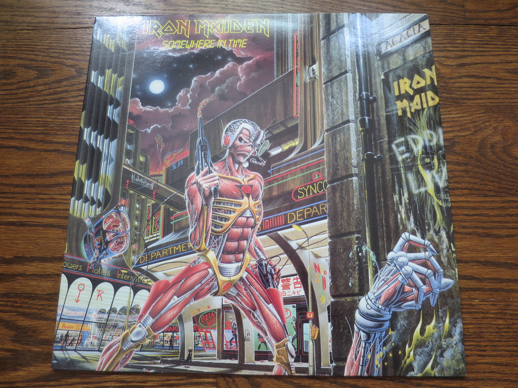 Iron Maiden - Somewhere In Time - LP UK Vinyl Album Record Cover