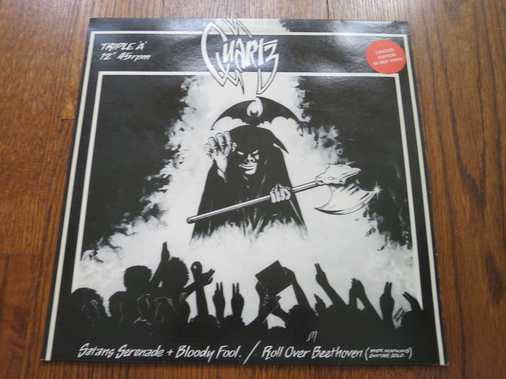Quartz - Satan's Serenade red vinyl 12" - LP UK Vinyl Album Record Cover