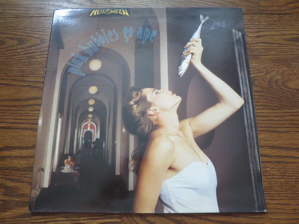 Helloween - Pink Bubbles Go Ape - LP UK Vinyl Album Record Cover