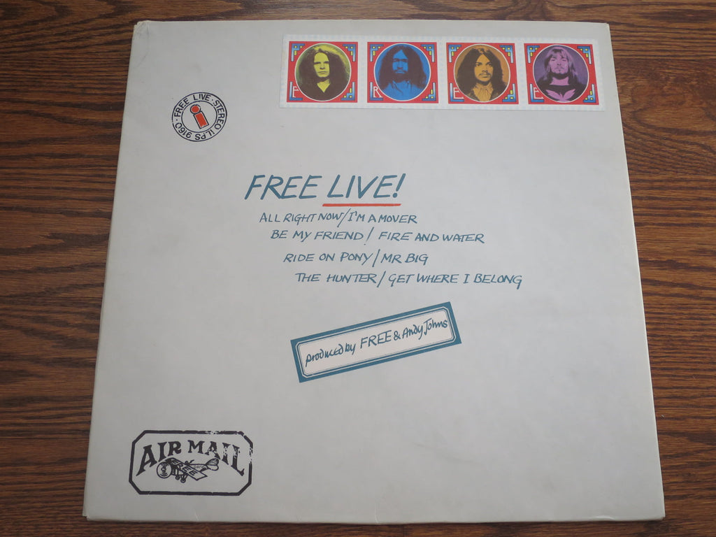 Free - Free Live! 3three - LP UK Vinyl Album Record Cover