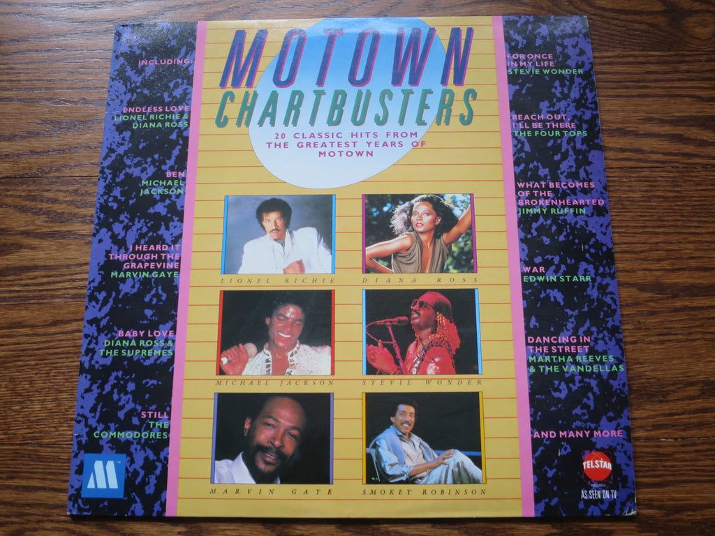 Various Artists - Motown Chartbusters - LP UK Vinyl Album Record Cover