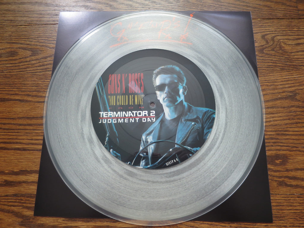 Guns N' Roses - You Could Be Mine clear 12" - LP UK Vinyl Album Record Cover
