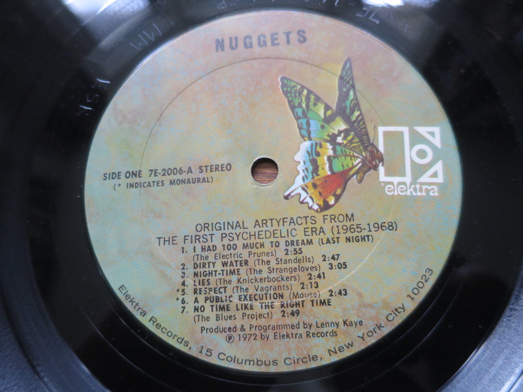 Various Artists - Nuggets - LP UK Vinyl Album Record Label Closeup
