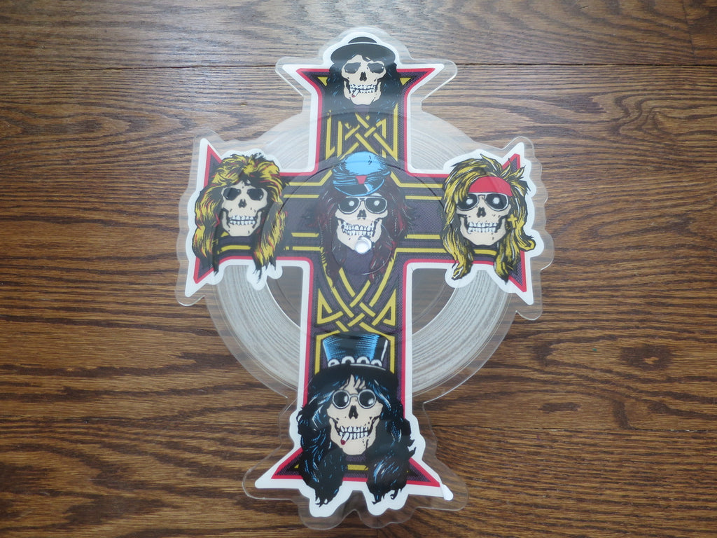 Guns N' Roses - Sweet Child O'Mine 7" shaped picture disc - LP UK Vinyl Album Record Cover