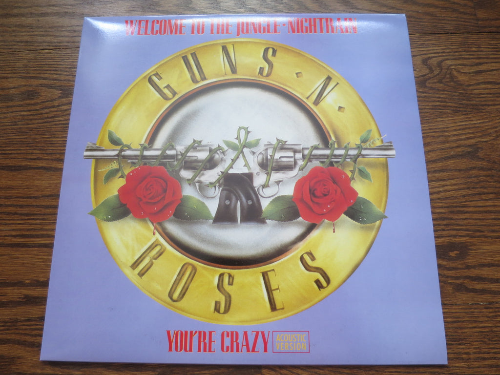 Guns N' Roses - Welcome To The Jungle 12" - LP UK Vinyl Album Record Cover