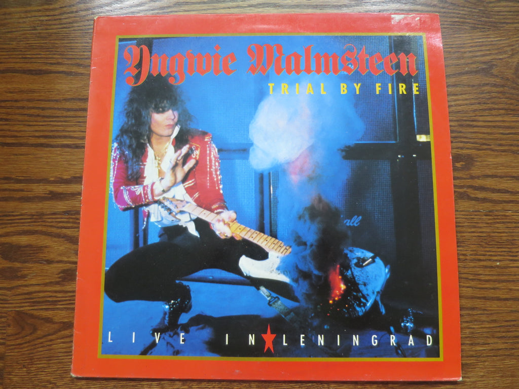 Yngwie Malmsteen - Trial By Fire: Live In Leningrad - LP UK Vinyl Album Record Cover