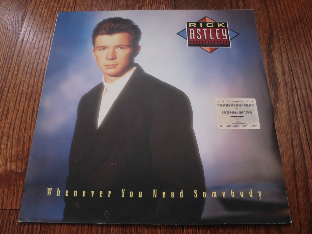 Rick Astley - Whenever You Need Somebody 3three - LP UK Vinyl Album Record Cover