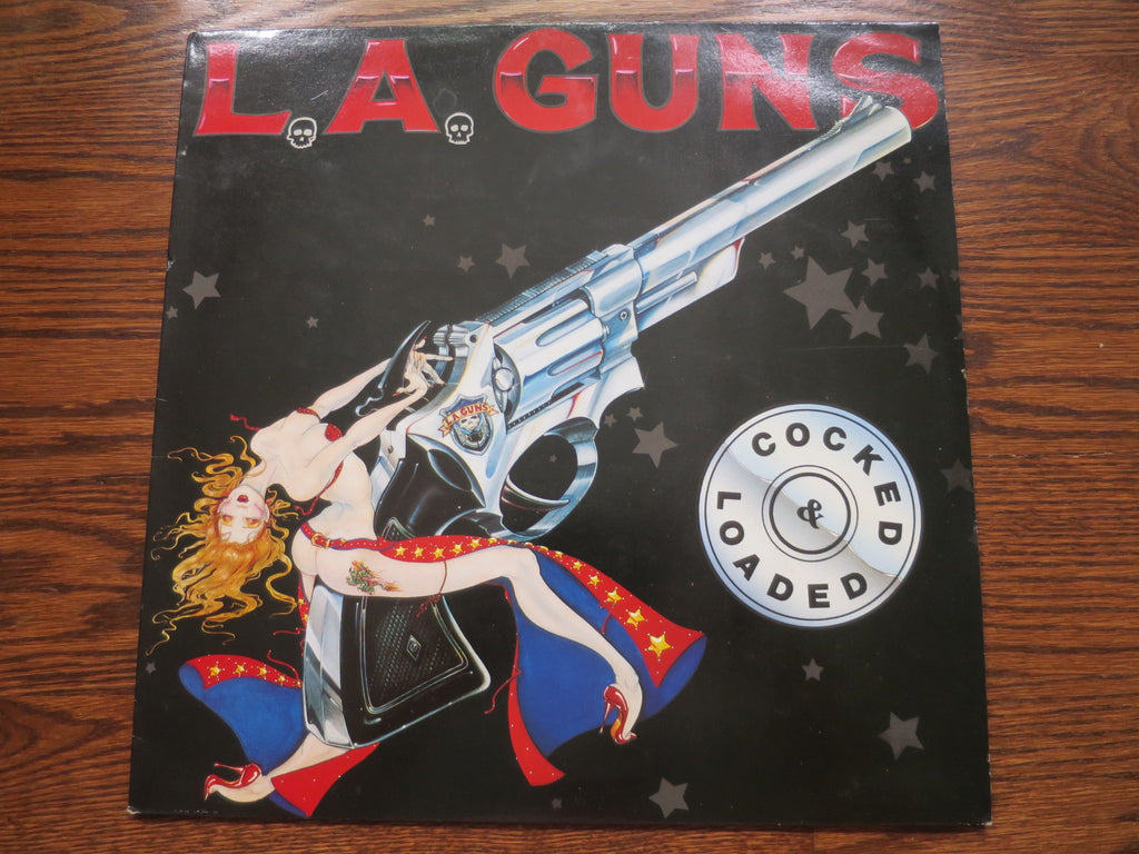 L.A. Guns - Cocked & Loaded - LP UK Vinyl Album Record Cover