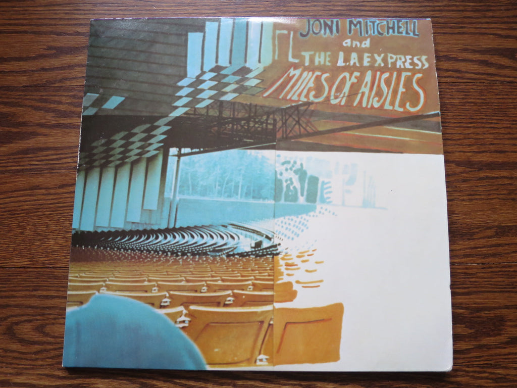 Joni Mitchell - Miles Of Aisles - LP UK Vinyl Album Record Cover