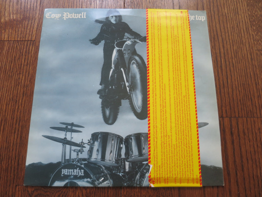 Cozy Powell - Over The Top (signed) 2two - LP UK Vinyl Album Record Cover