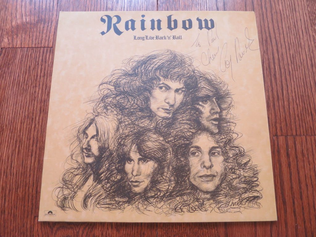 Rainbow - Long Live Rock 'n' Roll (signed by Cozy Powell) 2two - LP UK Vinyl Album Record Cover