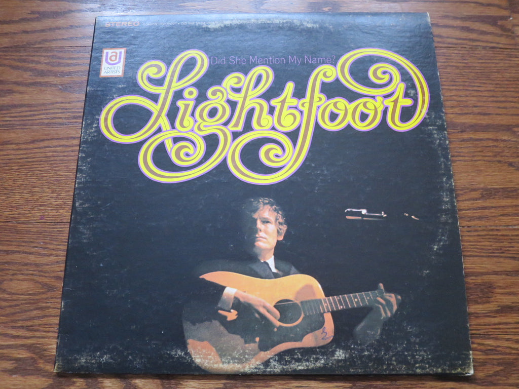 Gordon Lightfoot - Did She Mention My Name? 3three - LP UK Vinyl Album Record Cover