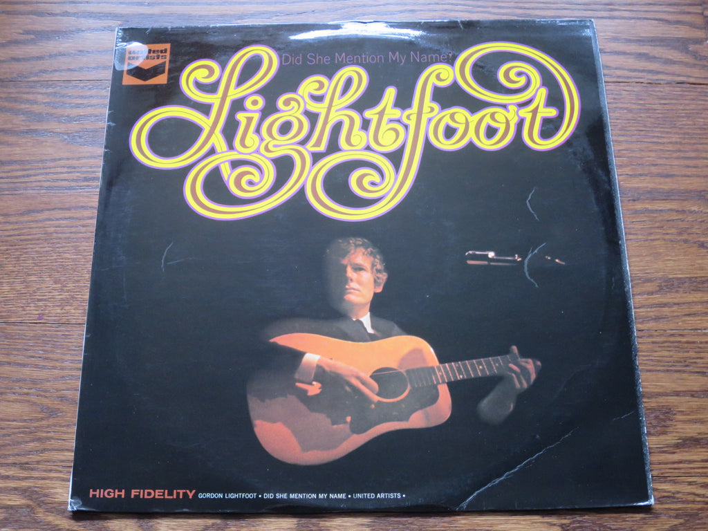 Gordon Lightfoot - Did She Mention My Name? 2two - LP UK Vinyl Album Record Cover