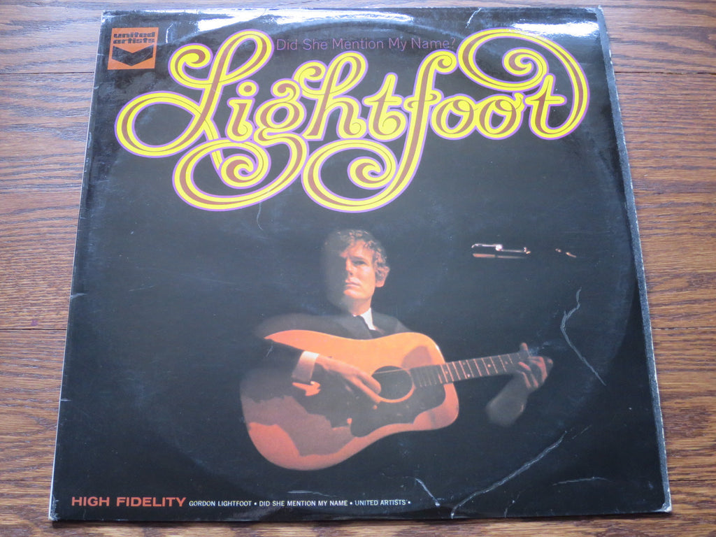 Gordon Lightfoot - Did She Mention My Name? - LP UK Vinyl Album Record Cover