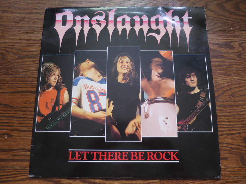 Onslaught - Let There Be Rock 12" - LP UK Vinyl Album Record Cover