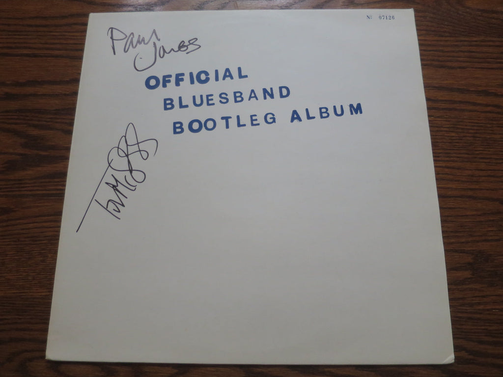 Blues Band - Official Bootleg Album (signed) - LP UK Vinyl Album Record Cover