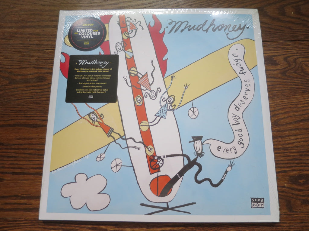 Mudhoney - Every Good Boy Deserves Fudge 30th Anniversary - LP UK Vinyl Album Record Cover
