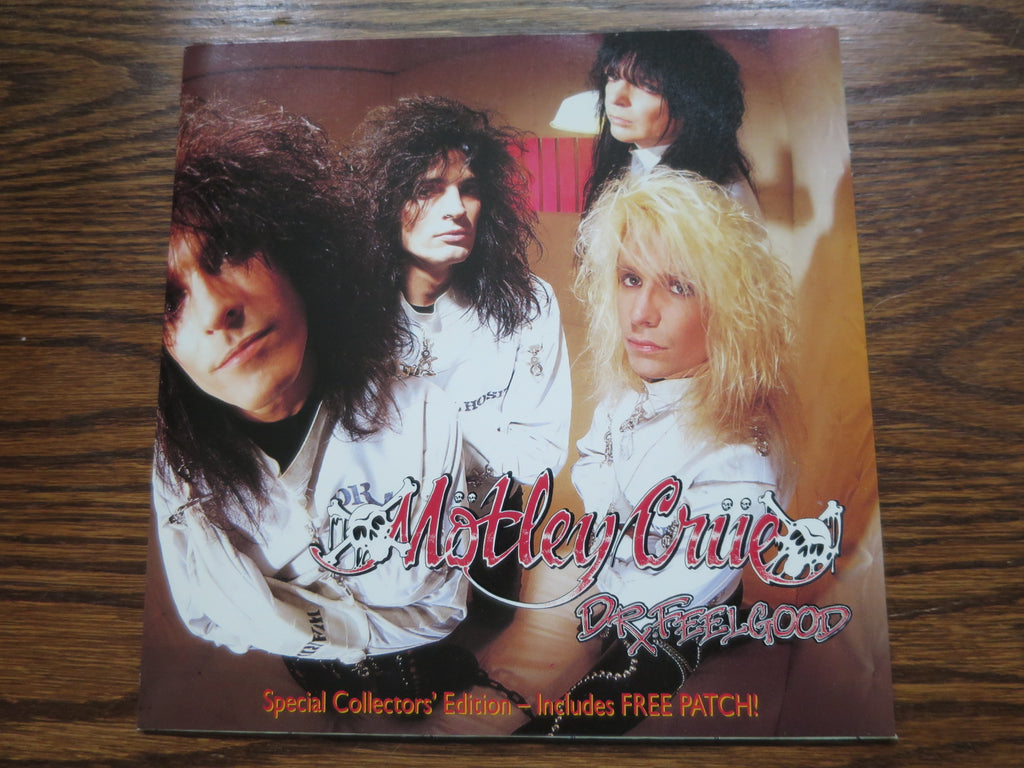 Mötley Crüe - Dr. Feelgood 7" - LP UK Vinyl Album Record Cover