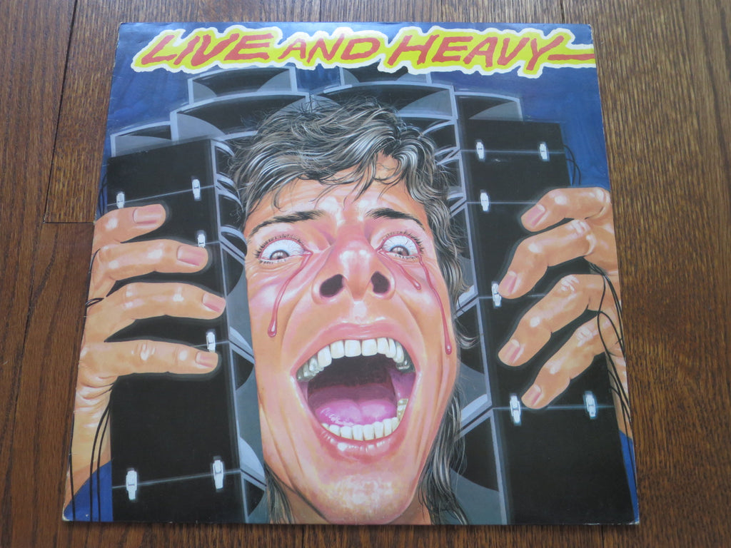 Various Artists - Live And Heavy - LP UK Vinyl Album Record Cover