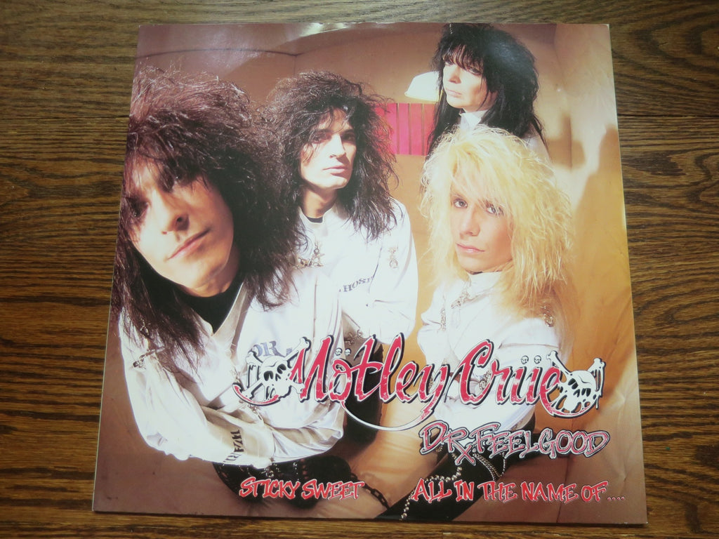 Mötley Crüe - Dr. Feelgood 12" - LP UK Vinyl Album Record Cover