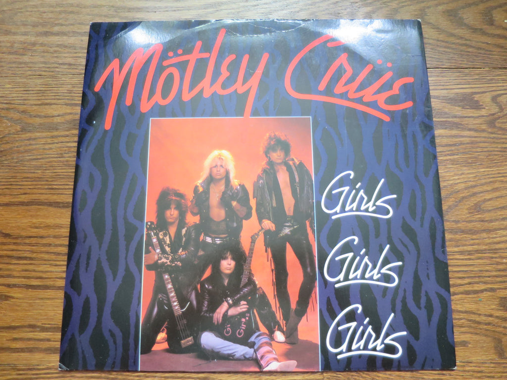 Mötley Crüe - Girls, Girls, Girls 12" - LP UK Vinyl Album Record Cover