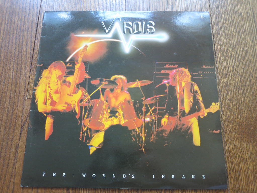 Vardis - The World's Insane - LP UK Vinyl Album Record Cover