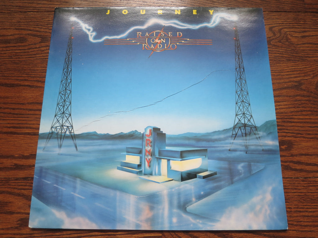 Journey - Raised On Radio - LP UK Vinyl Album Record Cover