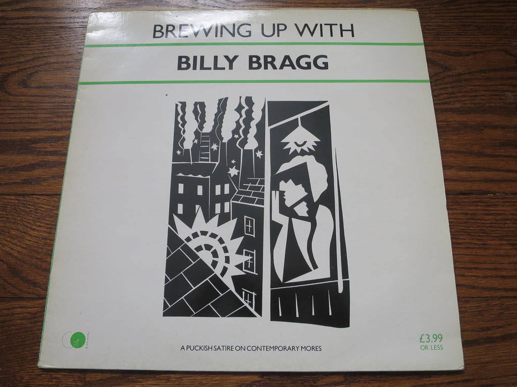 Billy Bragg - Brwing Up With Billy Bragg - LP UK Vinyl Album Record Cover