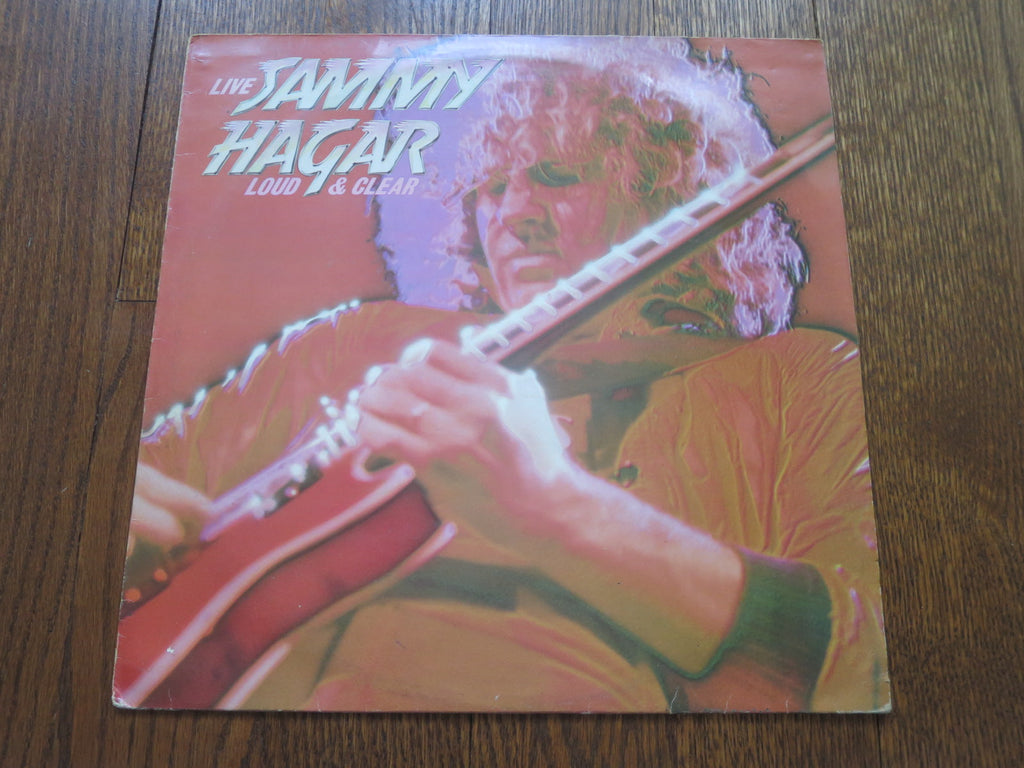 Sammy Hagar - Live - Loud & Clear 3three - LP UK Vinyl Album Record Cover
