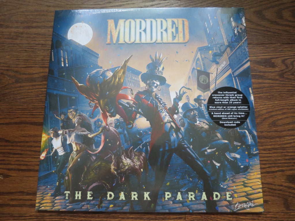 Mordred - The Dark Parade blue/orange splatter - LP UK Vinyl Album Record Cover