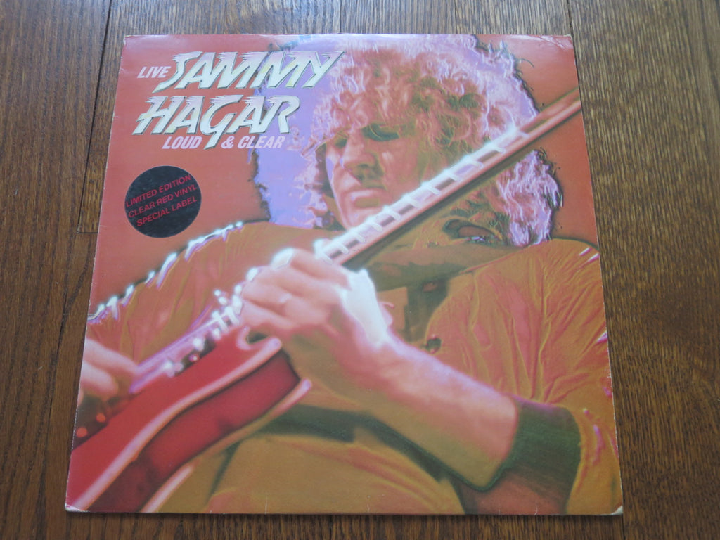 Sammy Hagar - Live - Loud & Clear 2two - LP UK Vinyl Album Record Cover