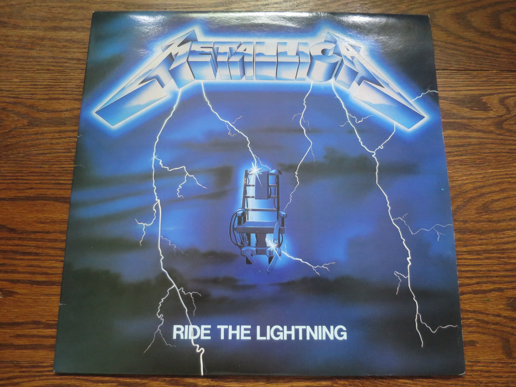 Metallica - Ride The Lightning - LP UK Vinyl Album Record Cover