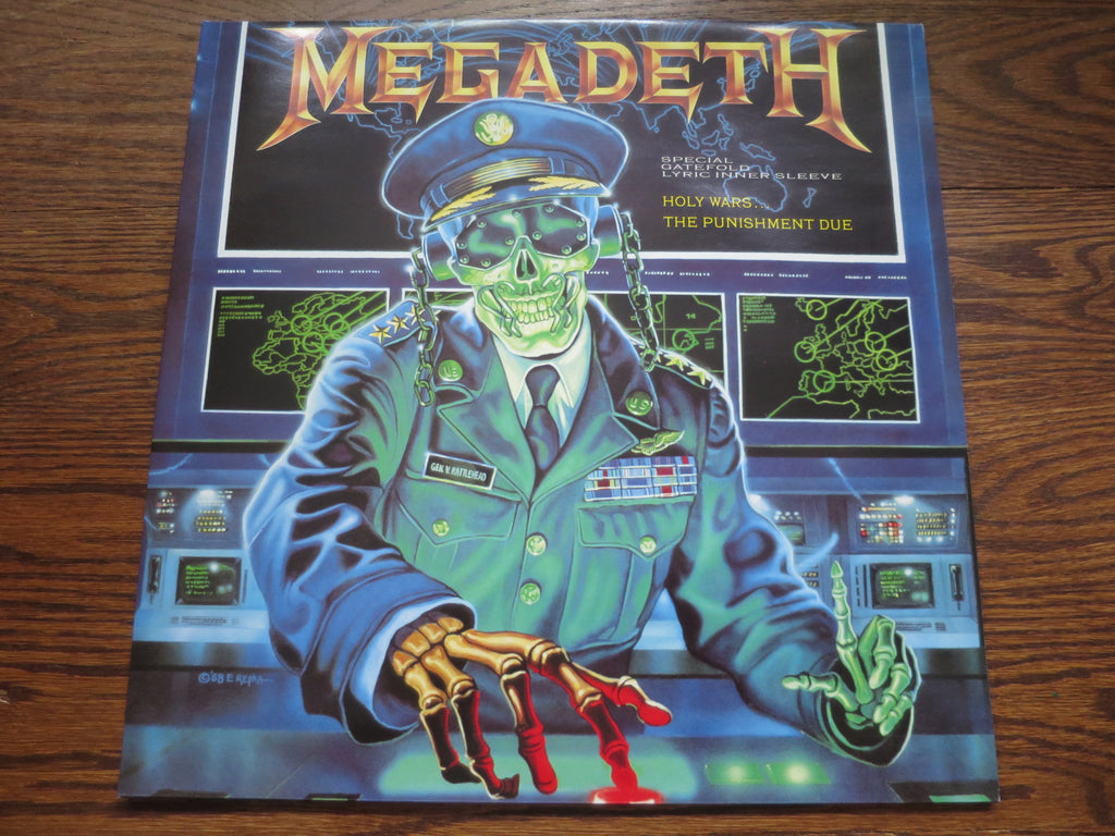 Megadeth - Holy Wars... The Punishment Due 12" - LP UK Vinyl Album Record Cover