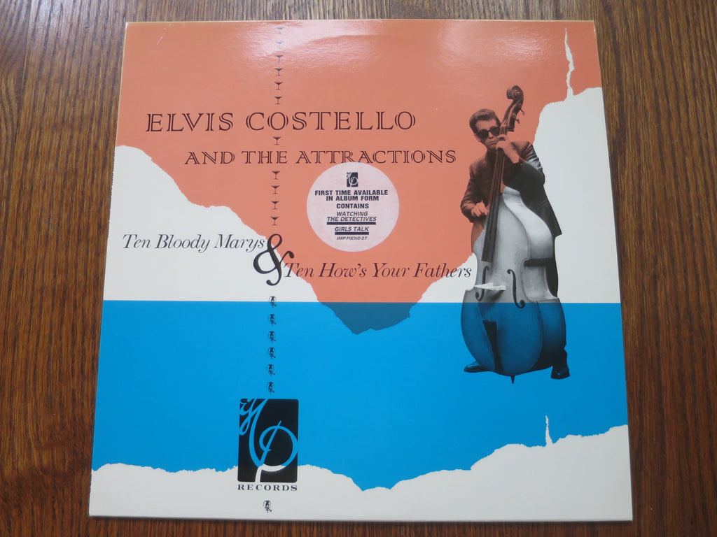 Elvis Costello - Ten Bloody Marys & Ten How's Your Fathers 2two - LP UK Vinyl Album Record Cover