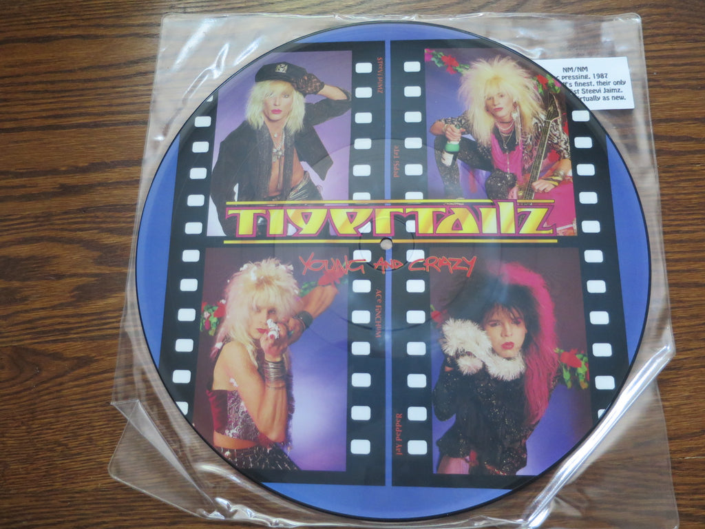 Tigertailz - Young And Crazy (picture disc) - LP UK Vinyl Album Record Cover