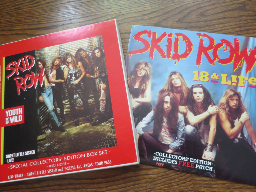 Skid Row - 4 UK 7" singles - LP UK Vinyl Album Record Cover