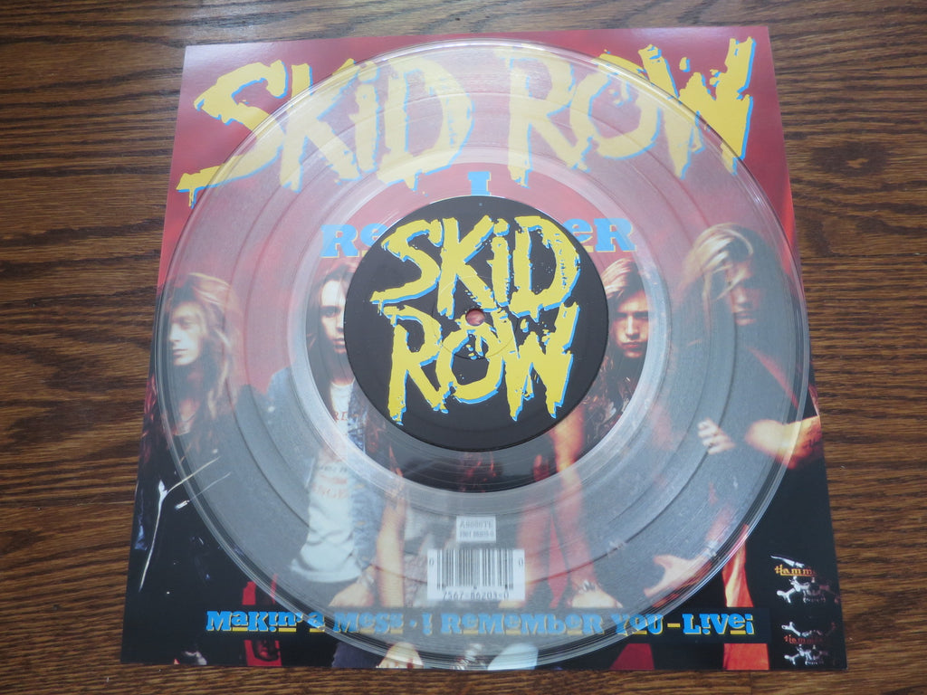 Skid Row - I Remember You clear 10" - LP UK Vinyl Album Record Cover
