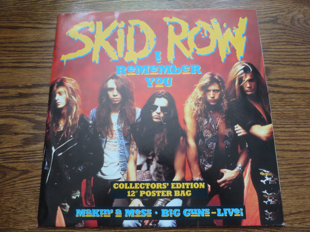 Skid Row - I Remember You 12" - LP UK Vinyl Album Record Cover