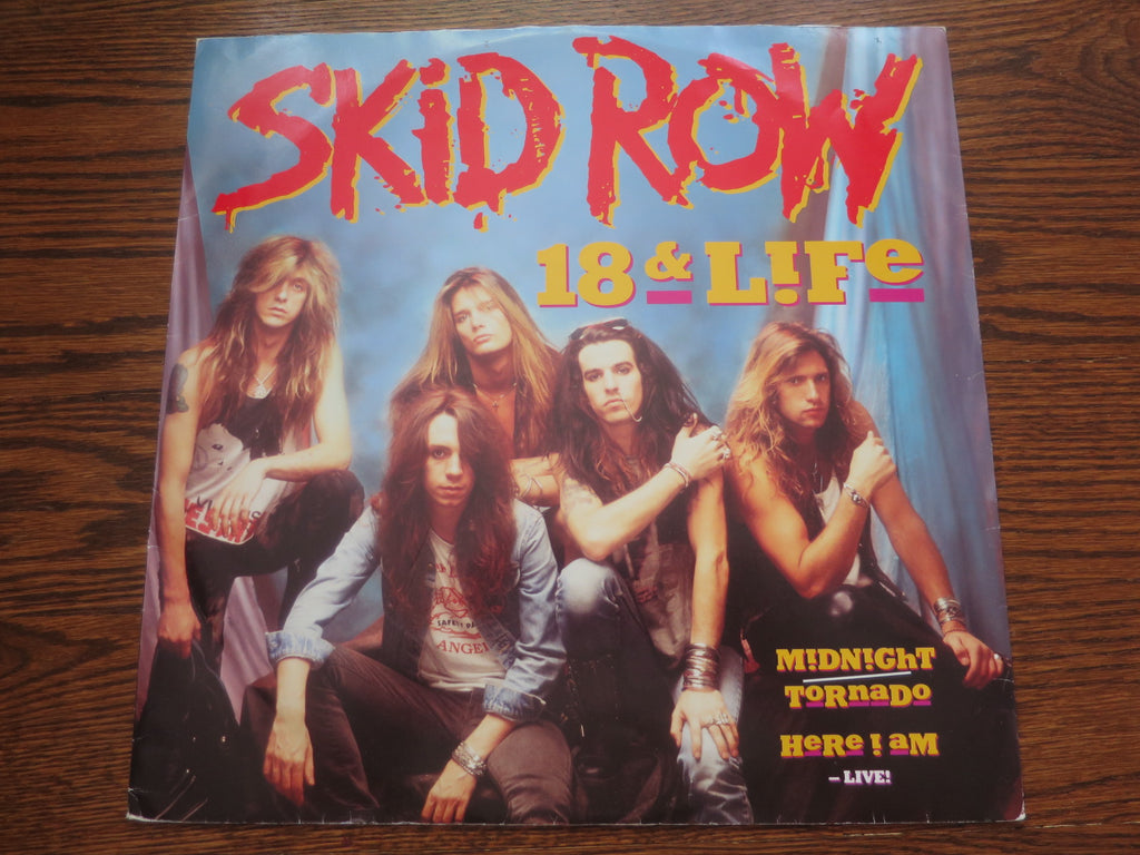 Skid Row - 18 & Life 7" - LP UK Vinyl Album Record Cover