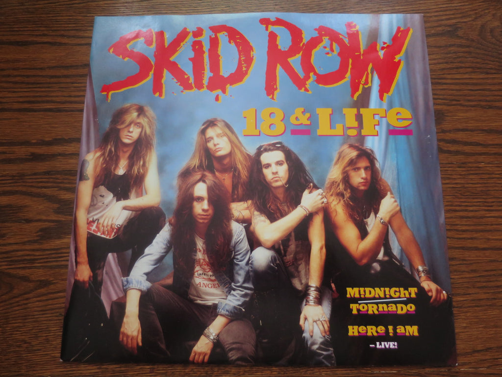 Skid Row - 18 & Life 12" - LP UK Vinyl Album Record Cover