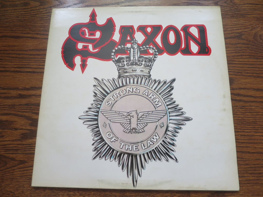 Saxon - Strong Arm Of The Law - LP UK Vinyl Album Record Cover