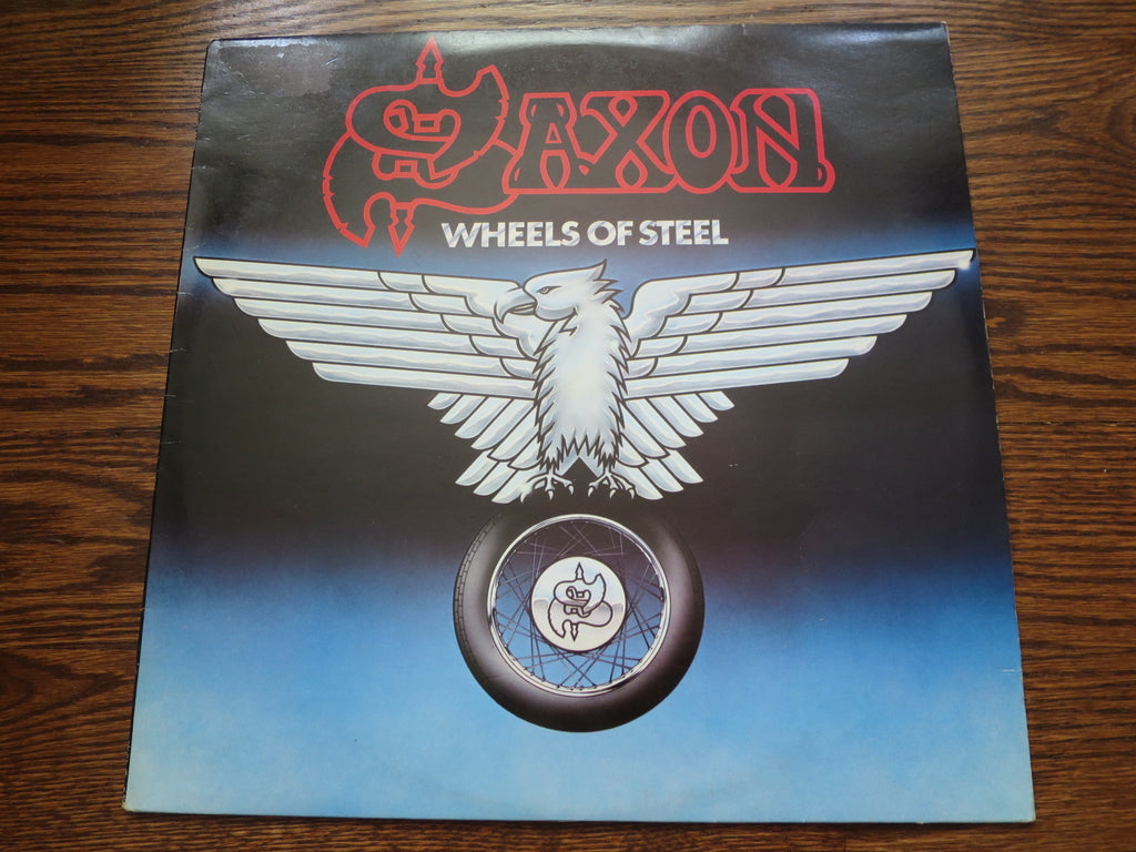 Saxon - Wheels Of Steel - LP UK Vinyl Album Record Cover