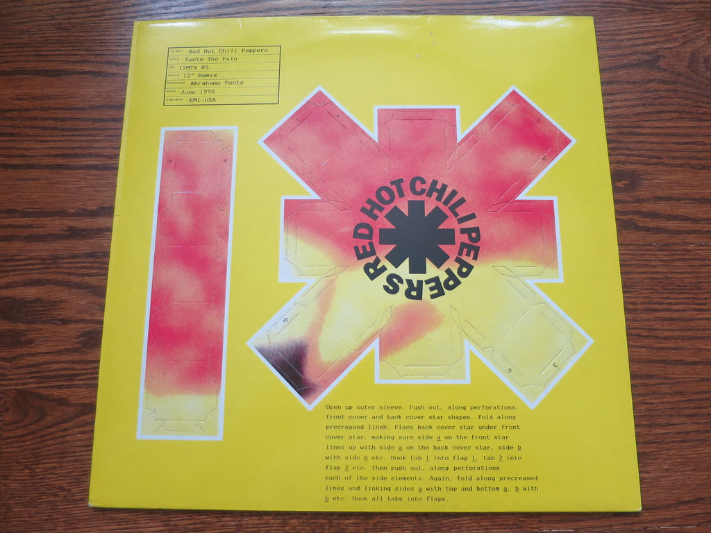 Red Hot Chili Peppers - Taste The Pain 12" - LP UK Vinyl Album Record Cover