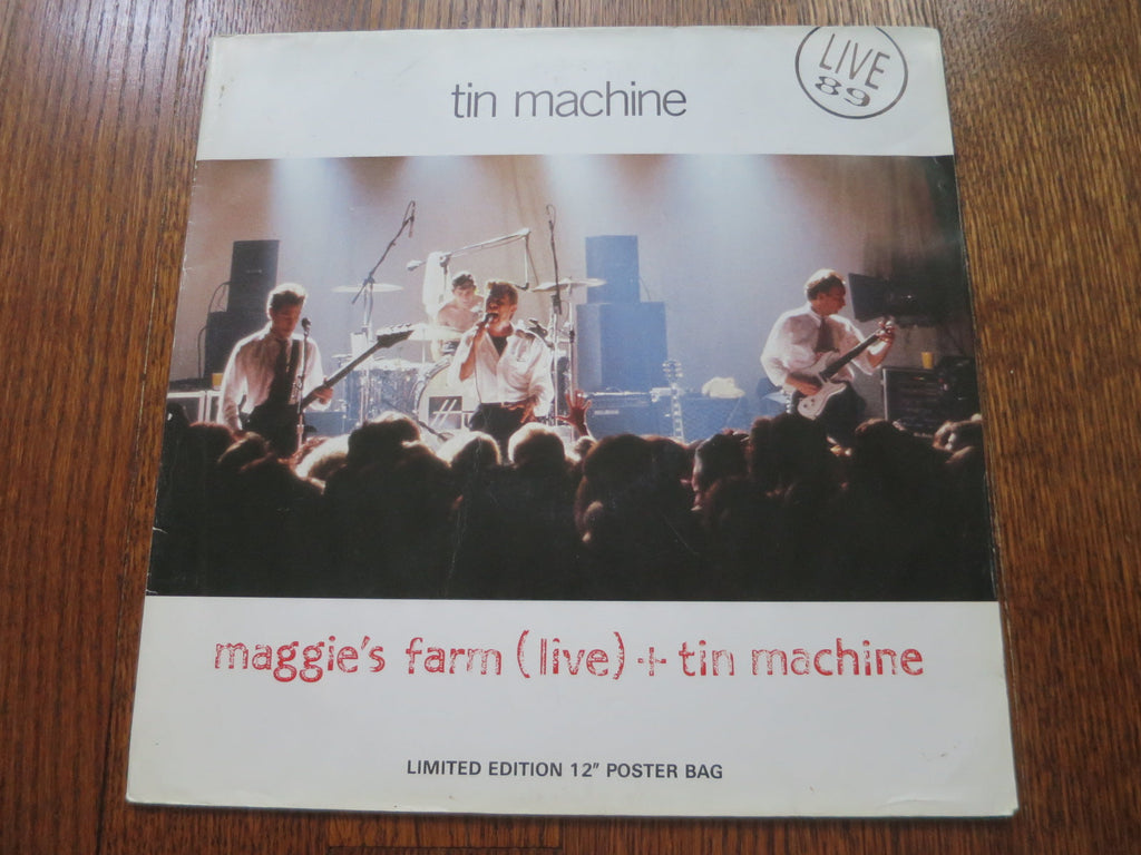 Tin Machine - Maggie's Farm 12" - LP UK Vinyl Album Record Cover